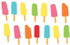colorful popsicles