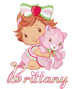 brittany, baby strawberry shortcake, kitty